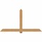 Ekena Millwork Eugene Smooth Timber Gable Bracket, Western Red Cedar, 84"W x 45"H x 3 1/2"D x 5 1/2"F, 13/12 Pitch GBW084X45X0406EUG00SWR - alternate 1